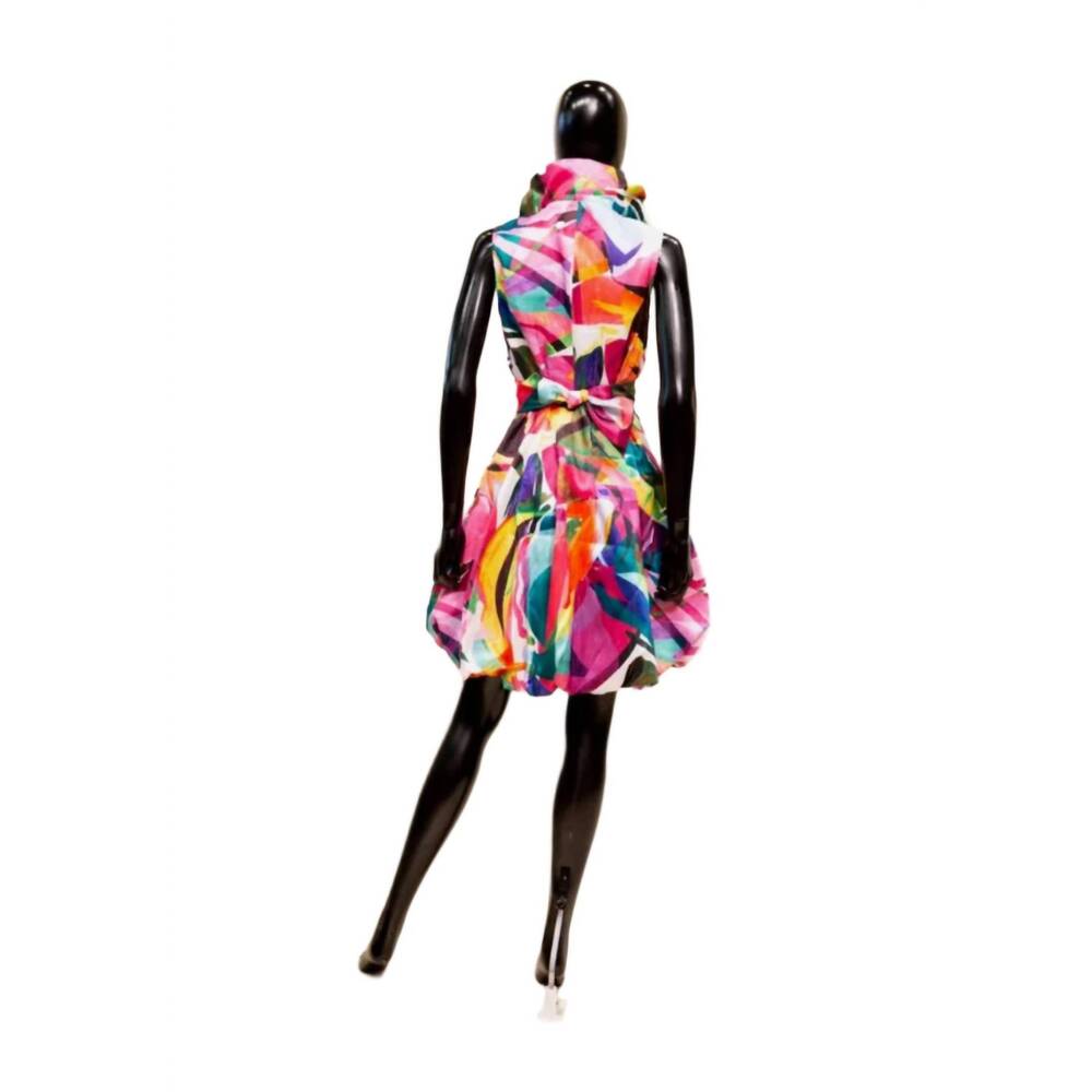 NEW SAMUEL DONG print bubble dress in bougainvillea multi - Picture 4 of 4